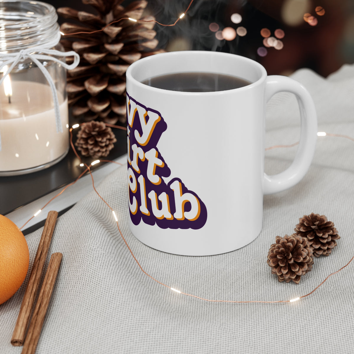 Groovy Shirt Club 11oz mug, white