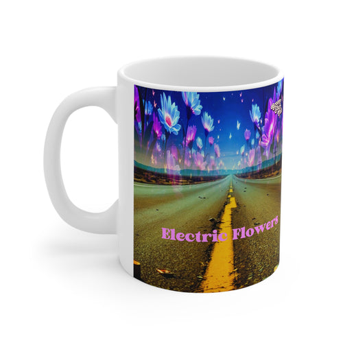 Electric Flowers 11oz mug