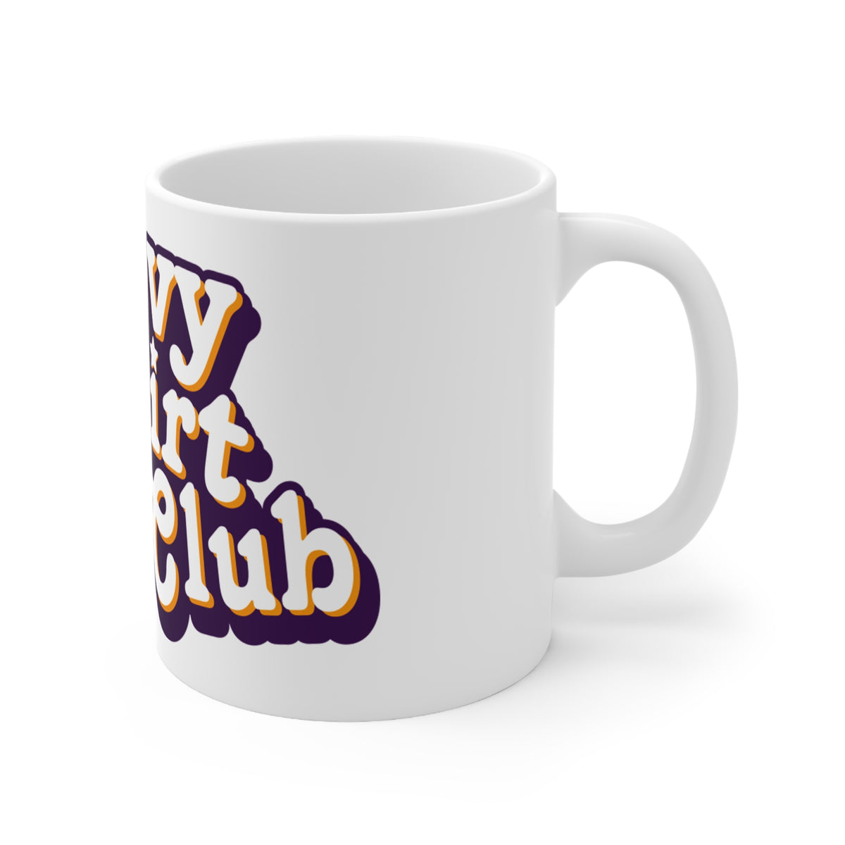 Groovy Shirt Club 11oz mug, white