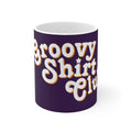 Groovy Shirt Club 11oz mug, purple